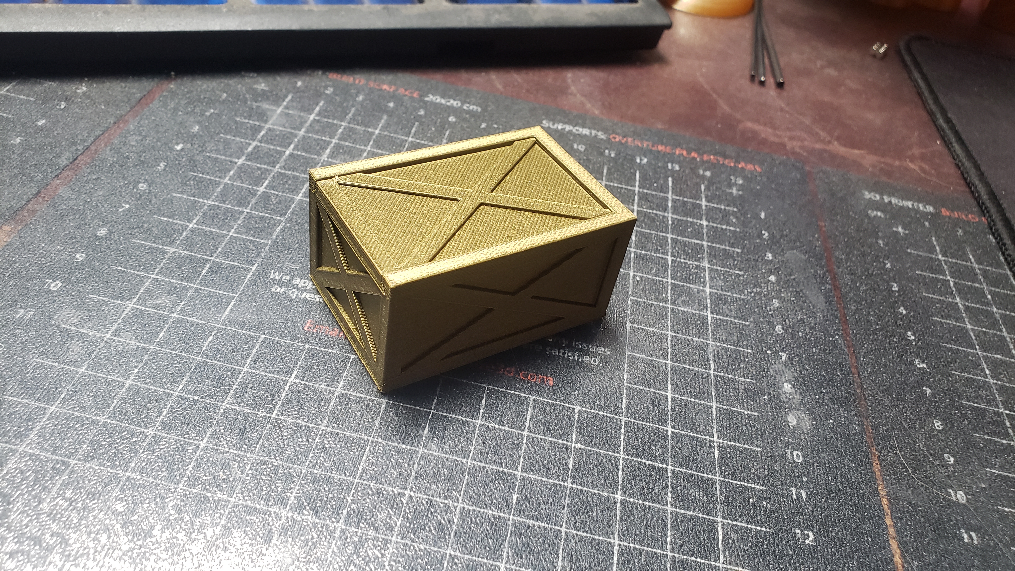 Storage Box with Sliding Top