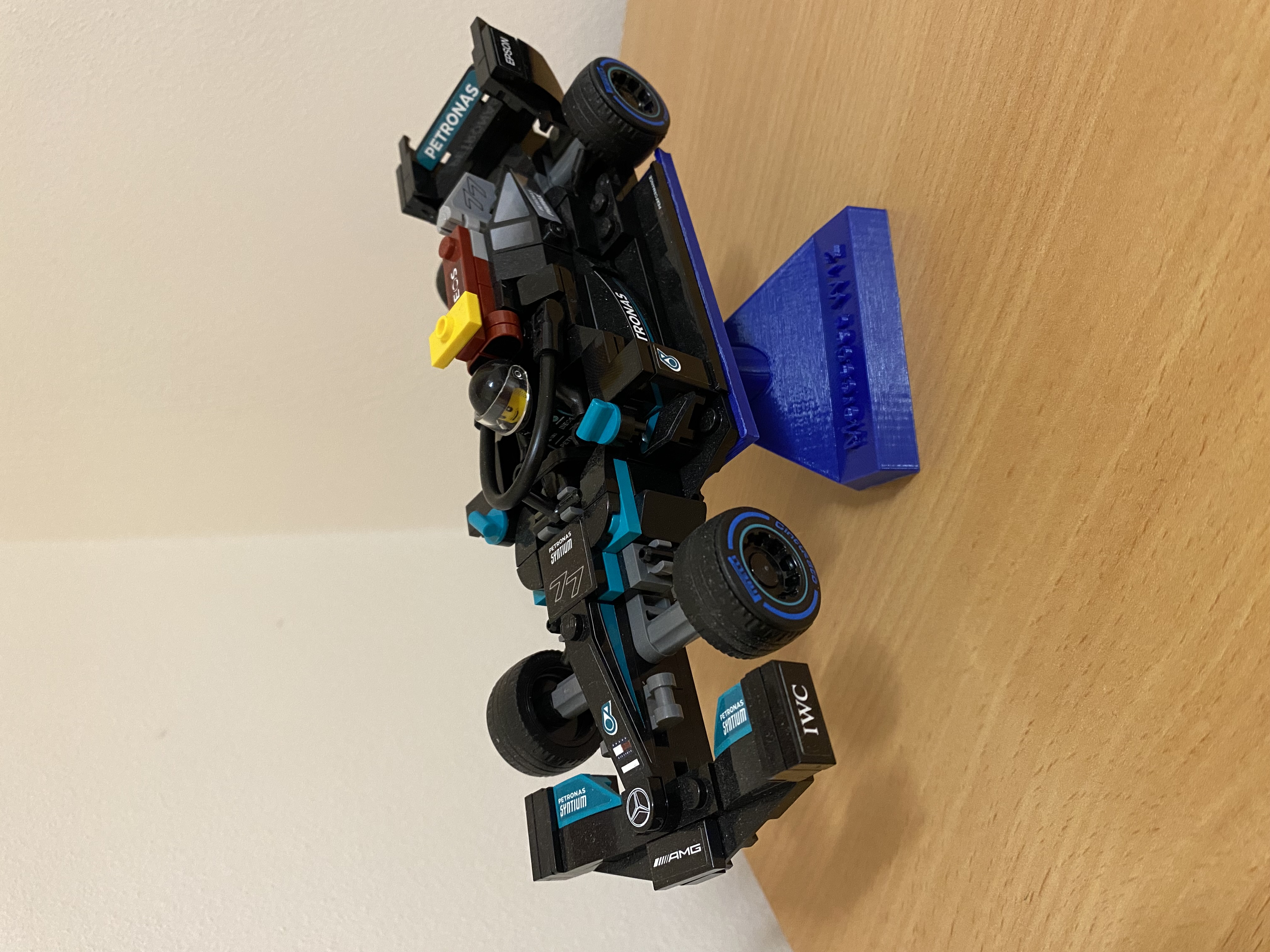 Lego Mercedes W12 F1 car display stand
