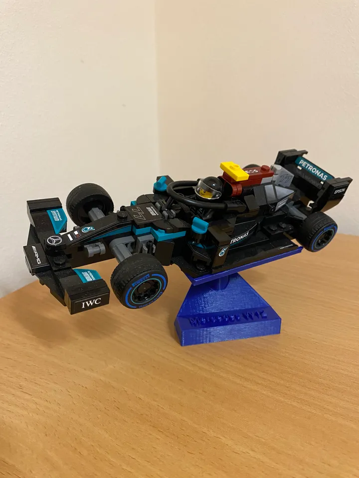 Lego Mercedes W12 F1 car display stand by Peter Bahleda