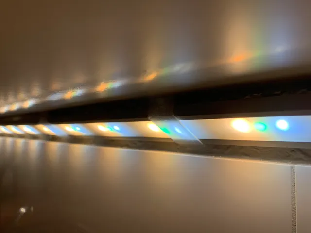 Kitchen Hue LightStrip Mount + Hue Remote Mount