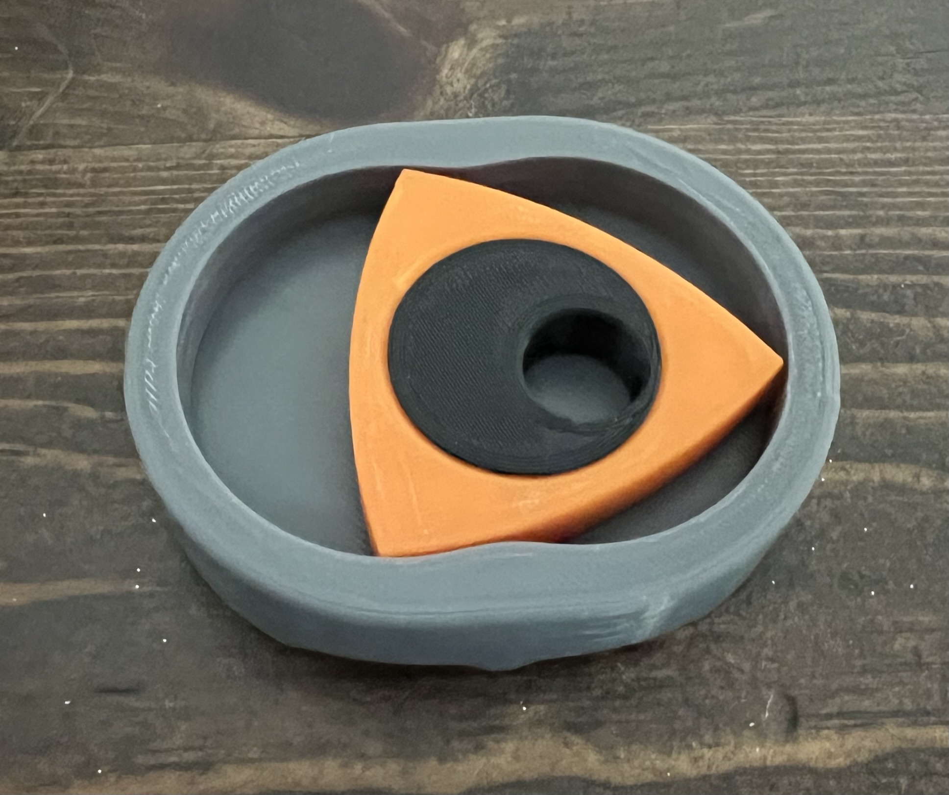 Through-Hole Eccentric for Wankle Rotary Fidget Spinner