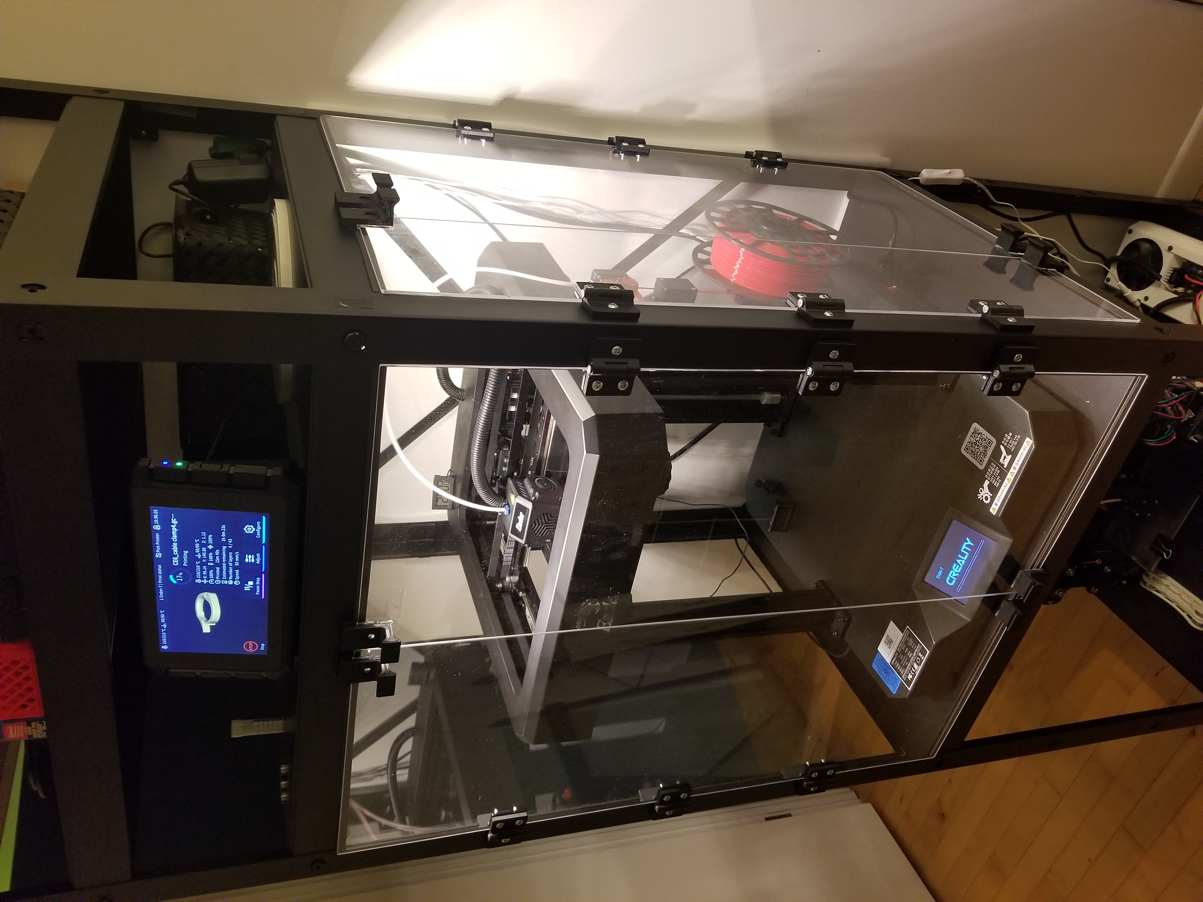 IKEA BROR Shelves system for 3D printer enclosure