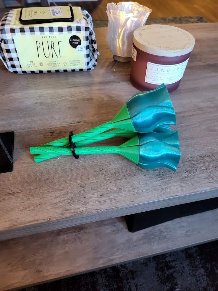 Rose & Knitted Vase Gift Card Holder by James LeMaire Download free