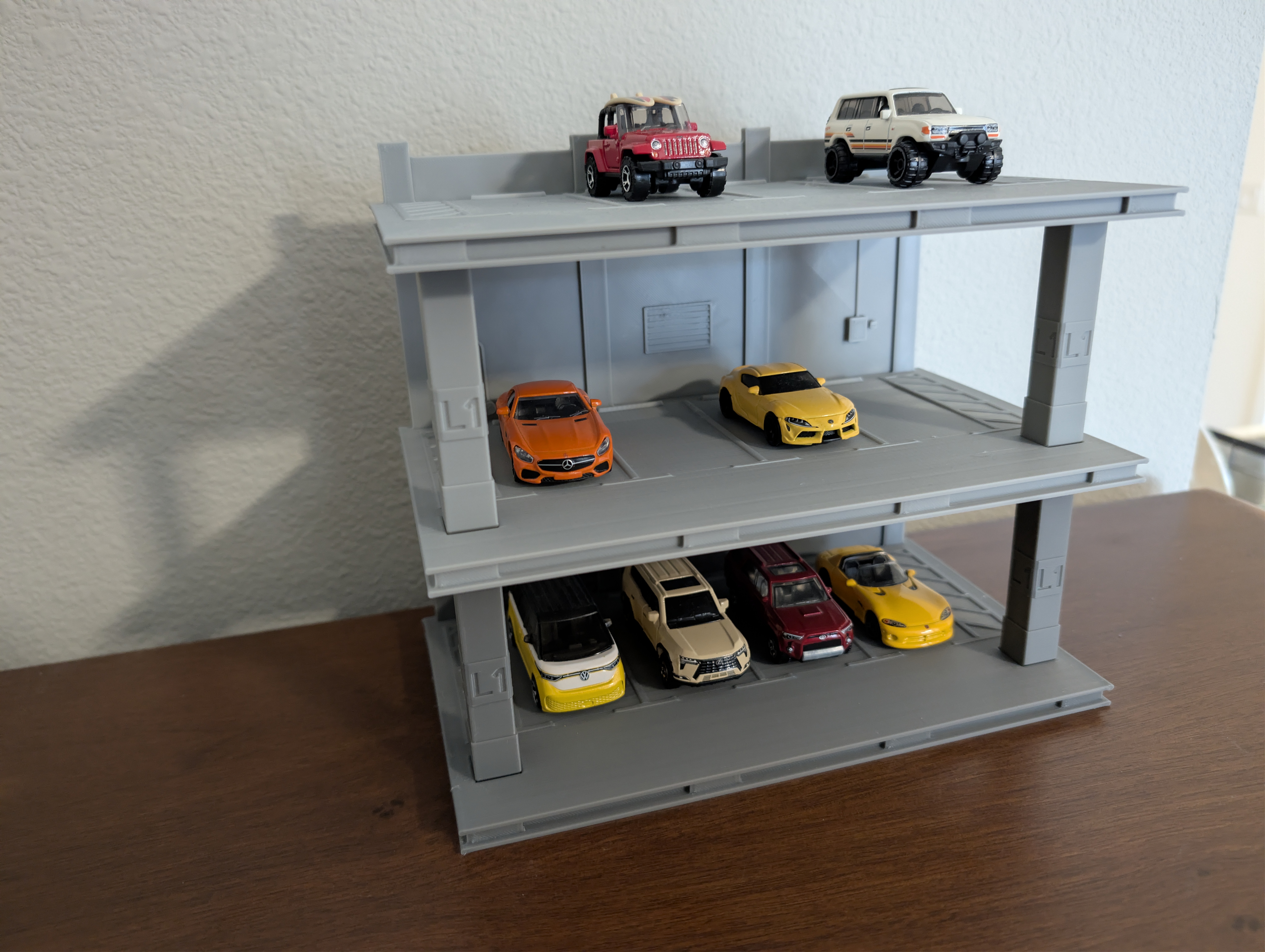 Hot wheels 1/64 Car Modular Display Garage
