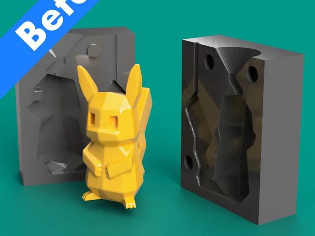 Low-Poly Pikachu - Mold (beta)