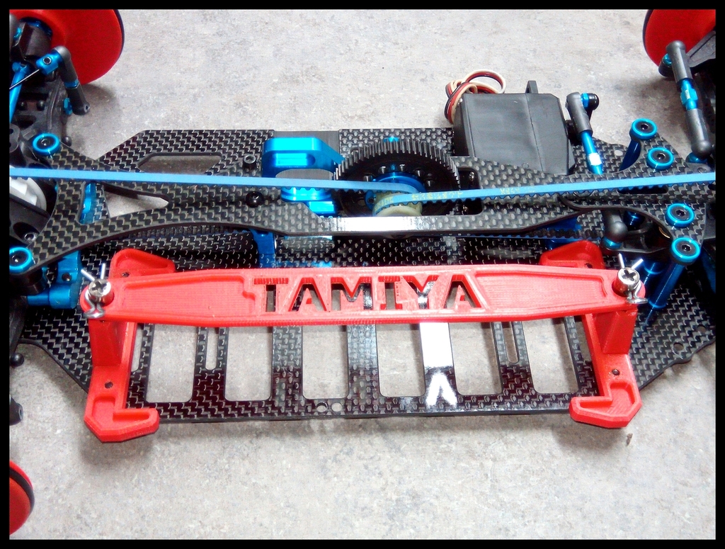 Support accu Tamiya TA05 châssis carbone