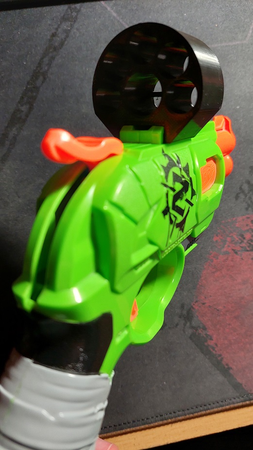 Miniatura 4 do modelo 3D Nerf Scope + Dart holder