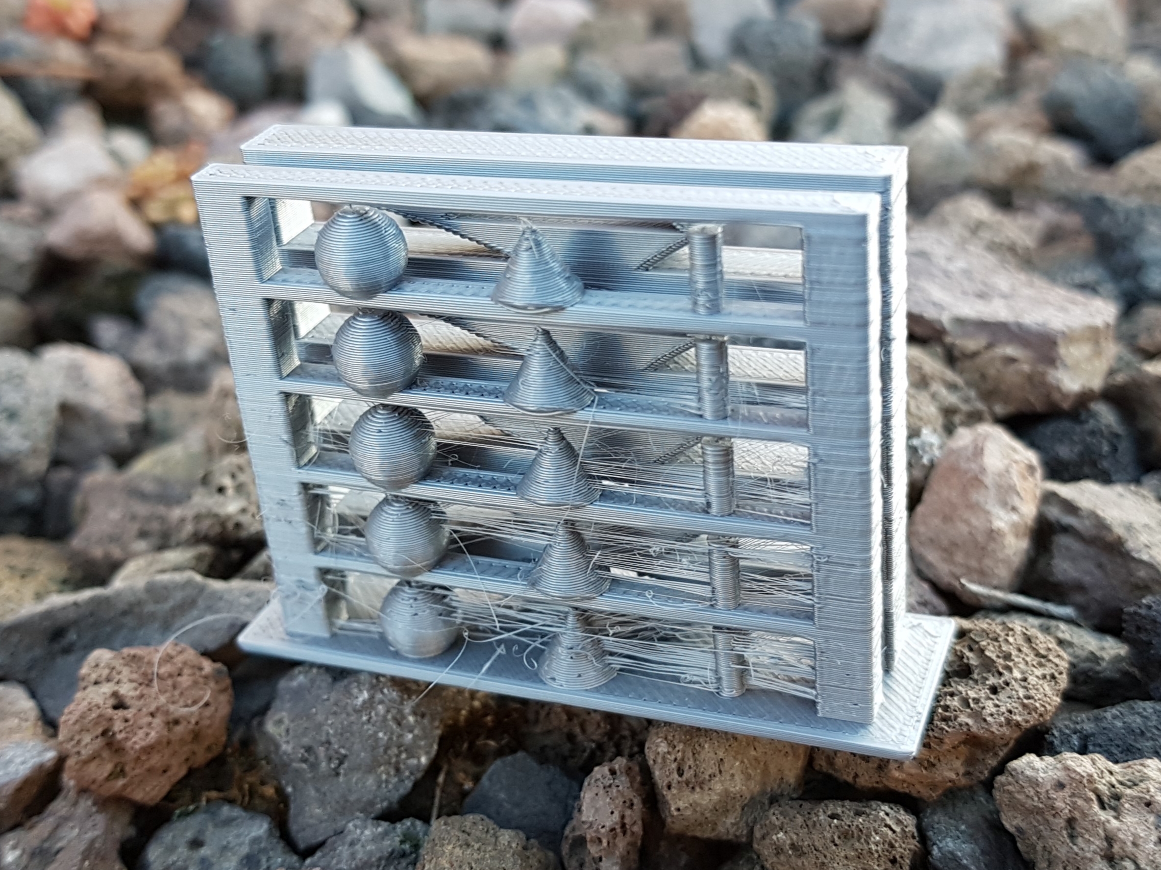 Miniatura 4 do modelo 3D Temperature tower + Benchmark (tiny but tough)