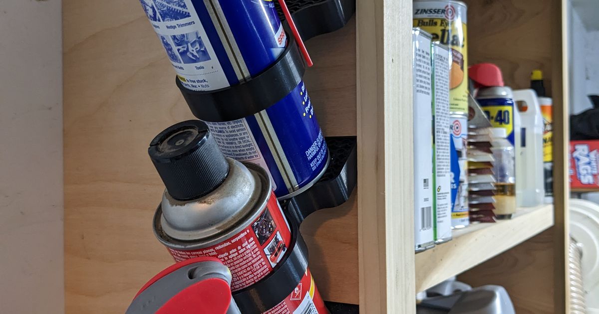 Spray Can Wall Mount by Charles Timko Download free STL model