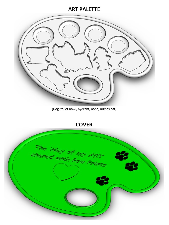 Art Palette by garyfain | Download free STL model | Printables.com