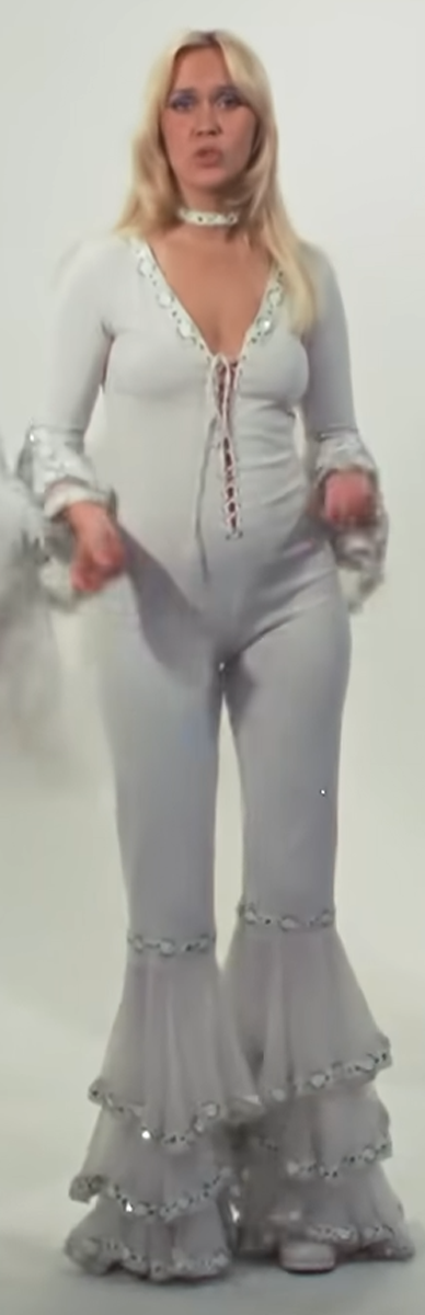 Agnetha Fältskog of ABBA "Mamma Mia" (1975) music video