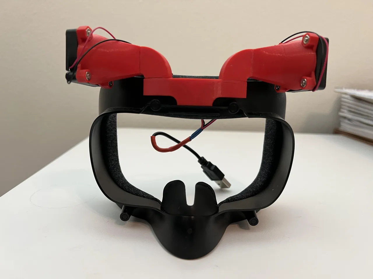 Valve Index Face Mask Cooling Fan Shroud by CombatWombat
