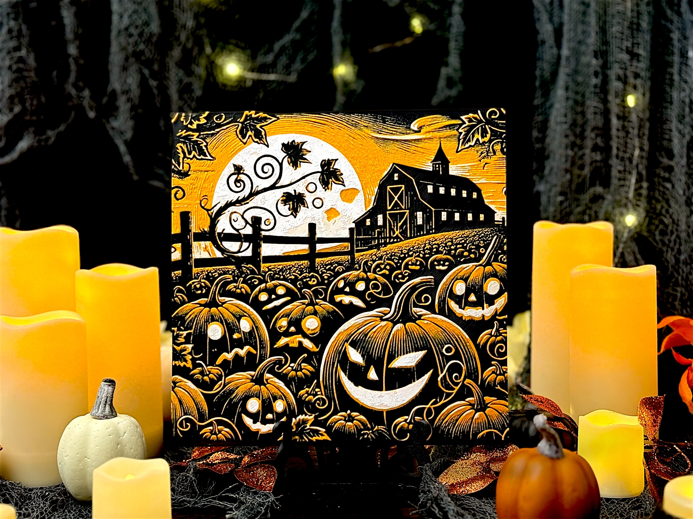 “Pumpkin Patch Panic” – Pumpkin Patch 2 Hueforge