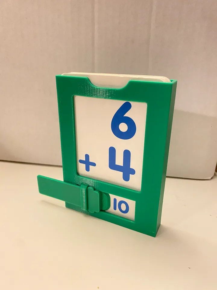 Math Flashcard Holder with Sliding Window by Y.woo
