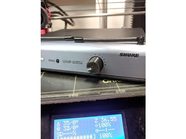 Knob for Shure diversity receiver UT4A