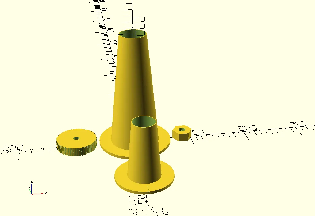 Cone for Yarn Winder, small skeins por WoodenDavid, Descargar modelo STL  gratuito