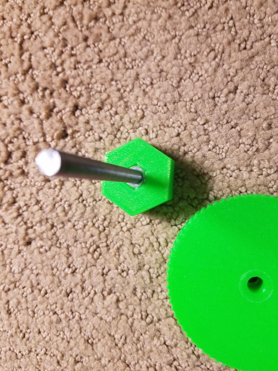 Yarn Cone for Knitting, with Drill Mount Adapter (Parametric) by