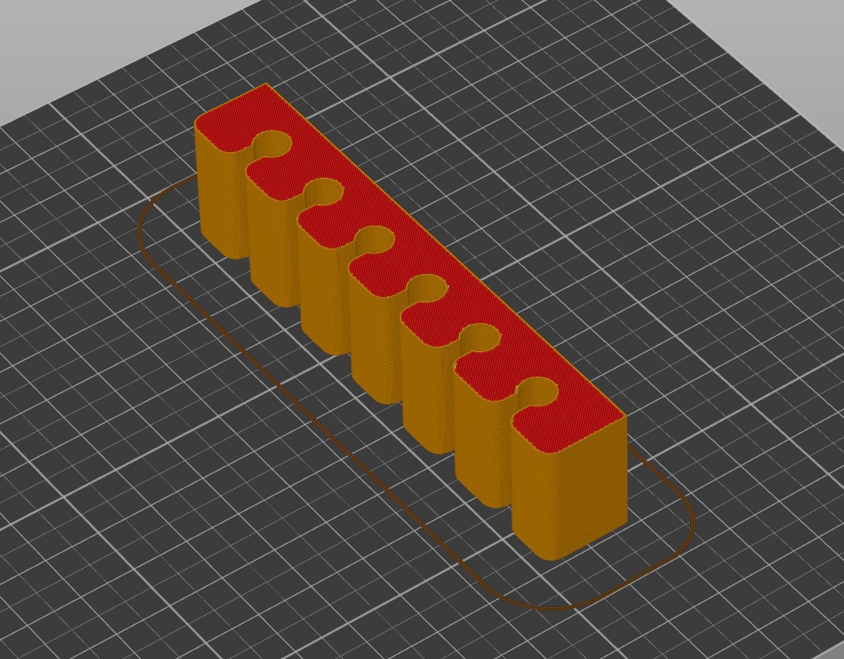 Desk Cable Holder for 6