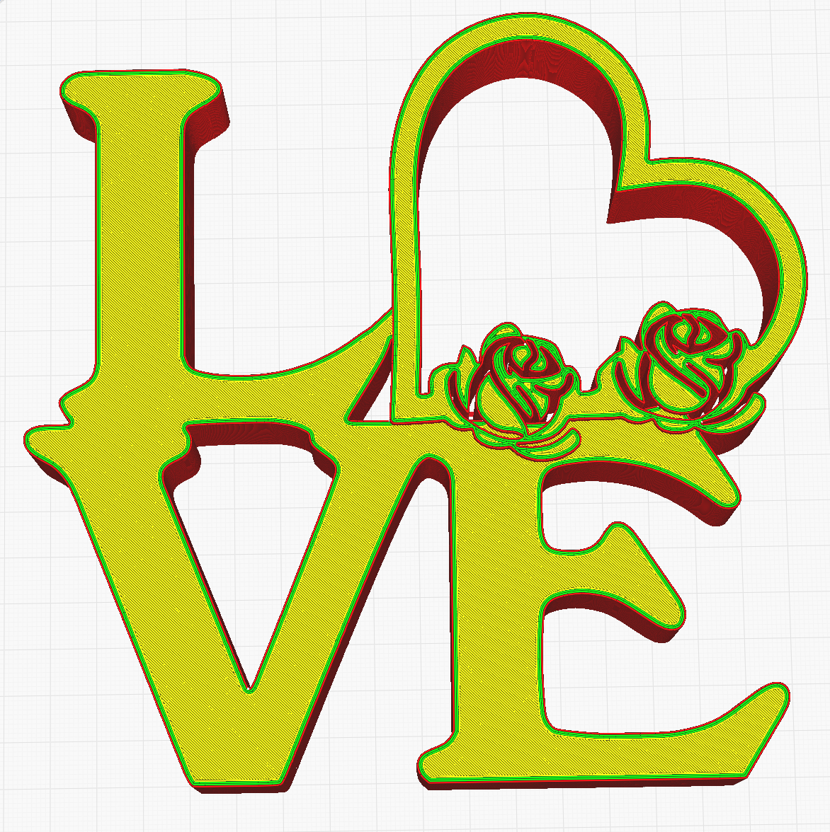 Miniatura 4 do modelo 3D Vase LOVE