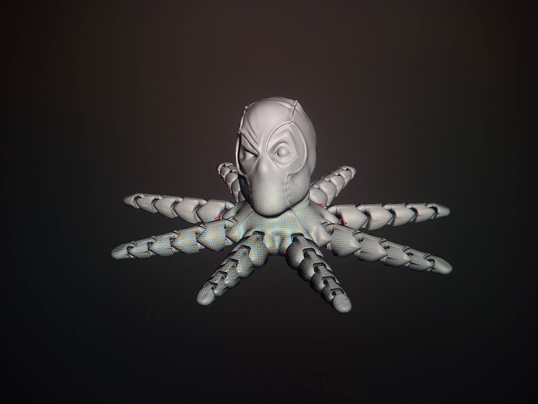 Miniatura 2 do modelo 3D Deadpool octopus - Deadpoolopus