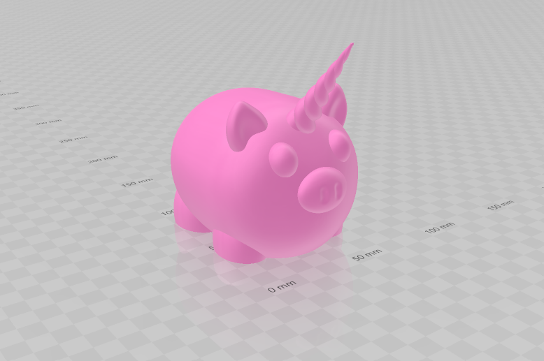 cochon licorne