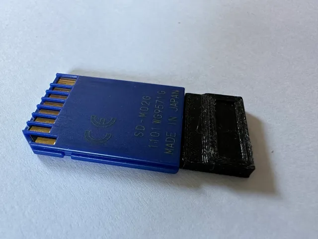 SD Card spacer for Prusa printer card removed problem