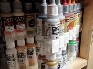 Dropper Bottle Paint Rack by Kirikugo, Download free STL model