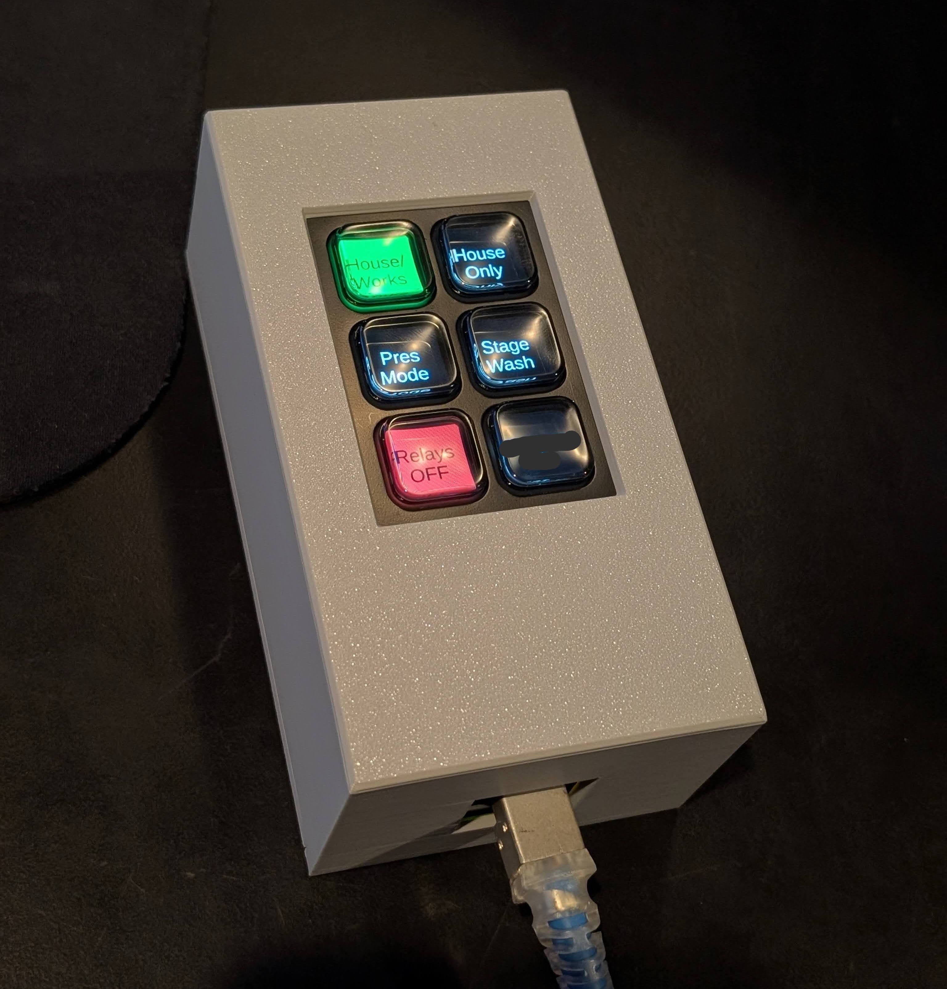 Stream Deck Module 6 Button Wall Mount Box