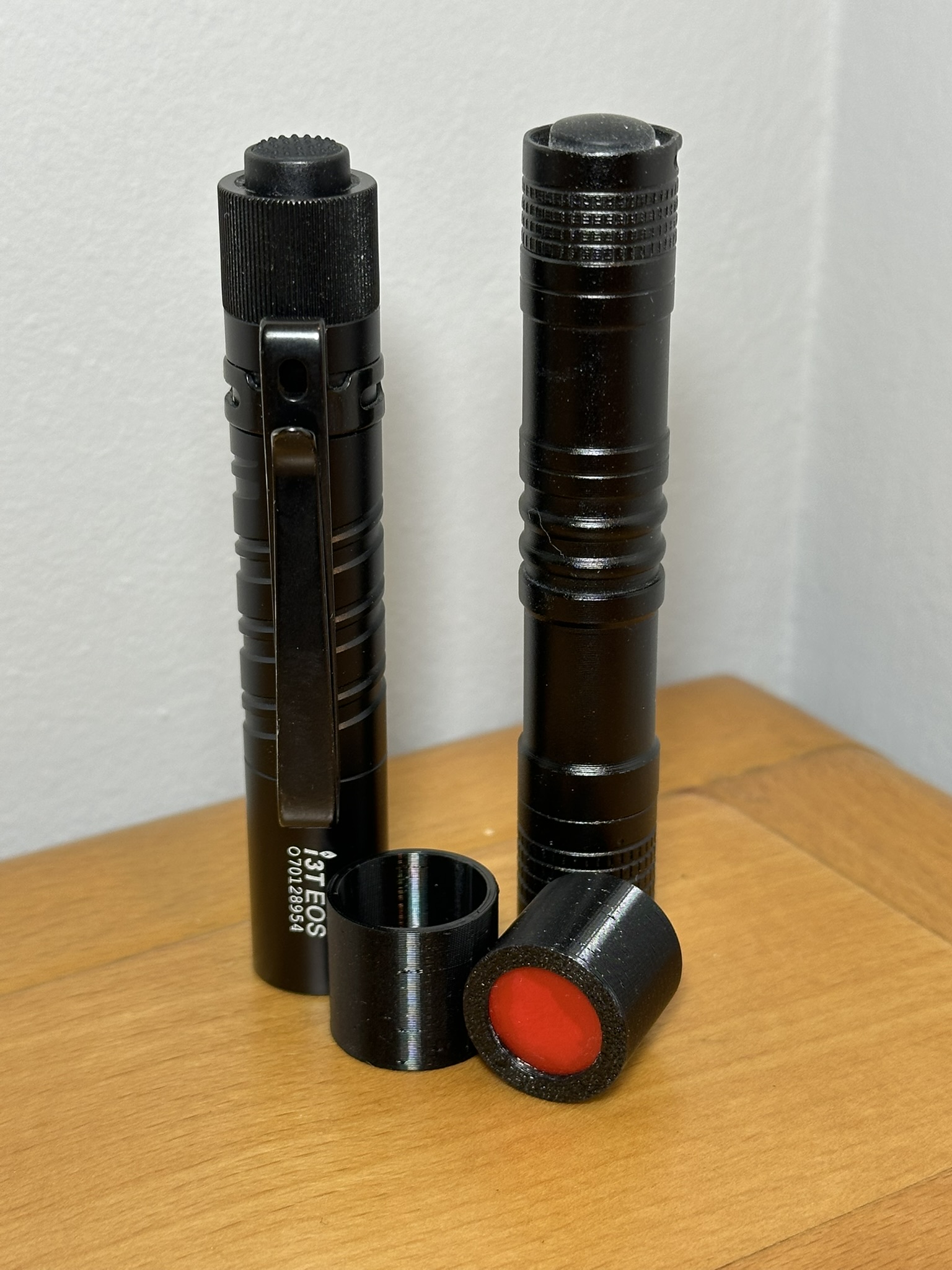 Miniatura 2 do modelo 3D Flashlight Diffuser (for OLIGHT i3T EOS & Standard AAA Flashlights) - Pine Makers