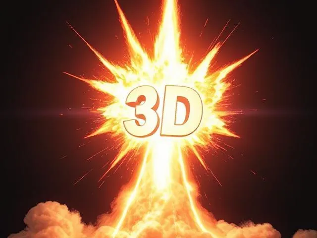 3D flare logo