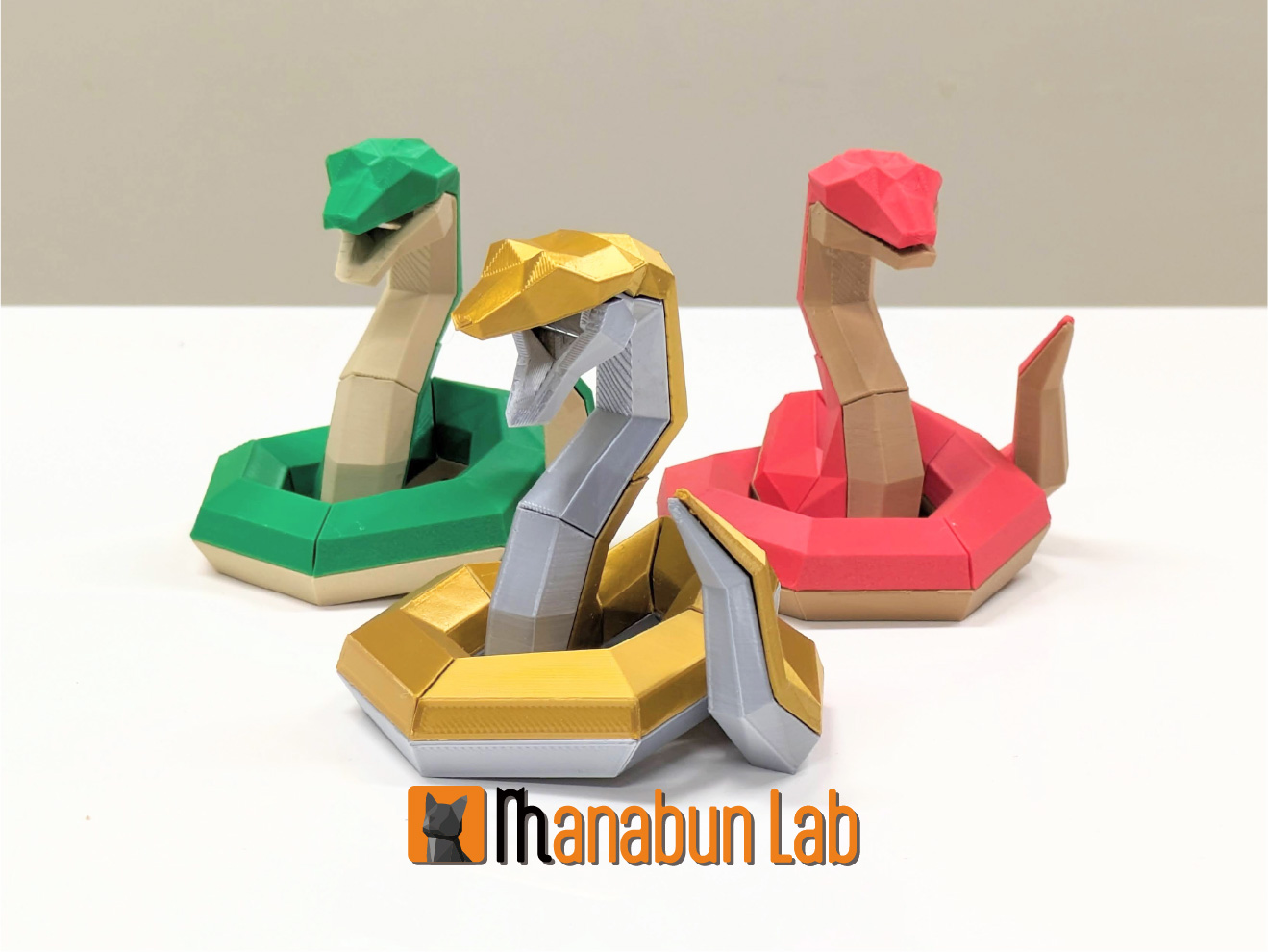 Low Poly Snake Puzzle