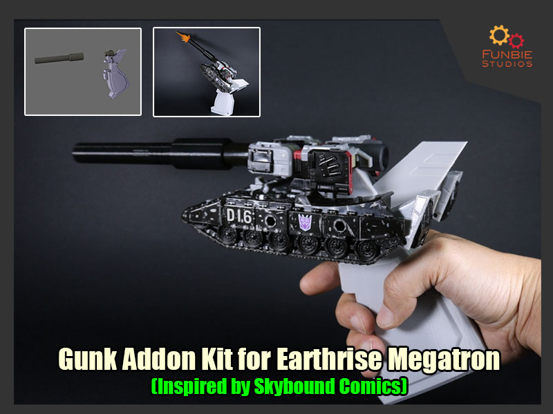 Gunk Addon Kit for Transformers Earthrise Megatron