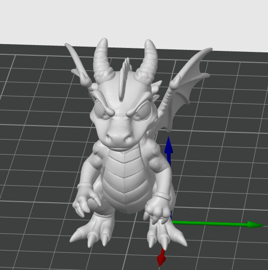 Miniatura 3 do modelo 3D Fire dragon mini figures