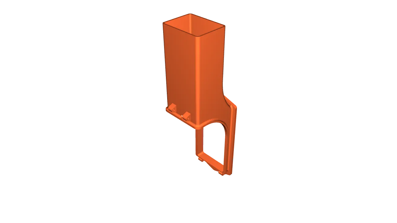 Bambulab H2S Poop Chute with access lid by Mercwilly | Download