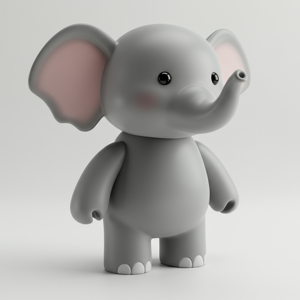 Elepahant Cute Animal Toys for Kids [YAMSASO DESIGN]