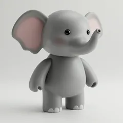 Elepahant Cute Animal Toys for Kids [YAMSASO DESIGN]