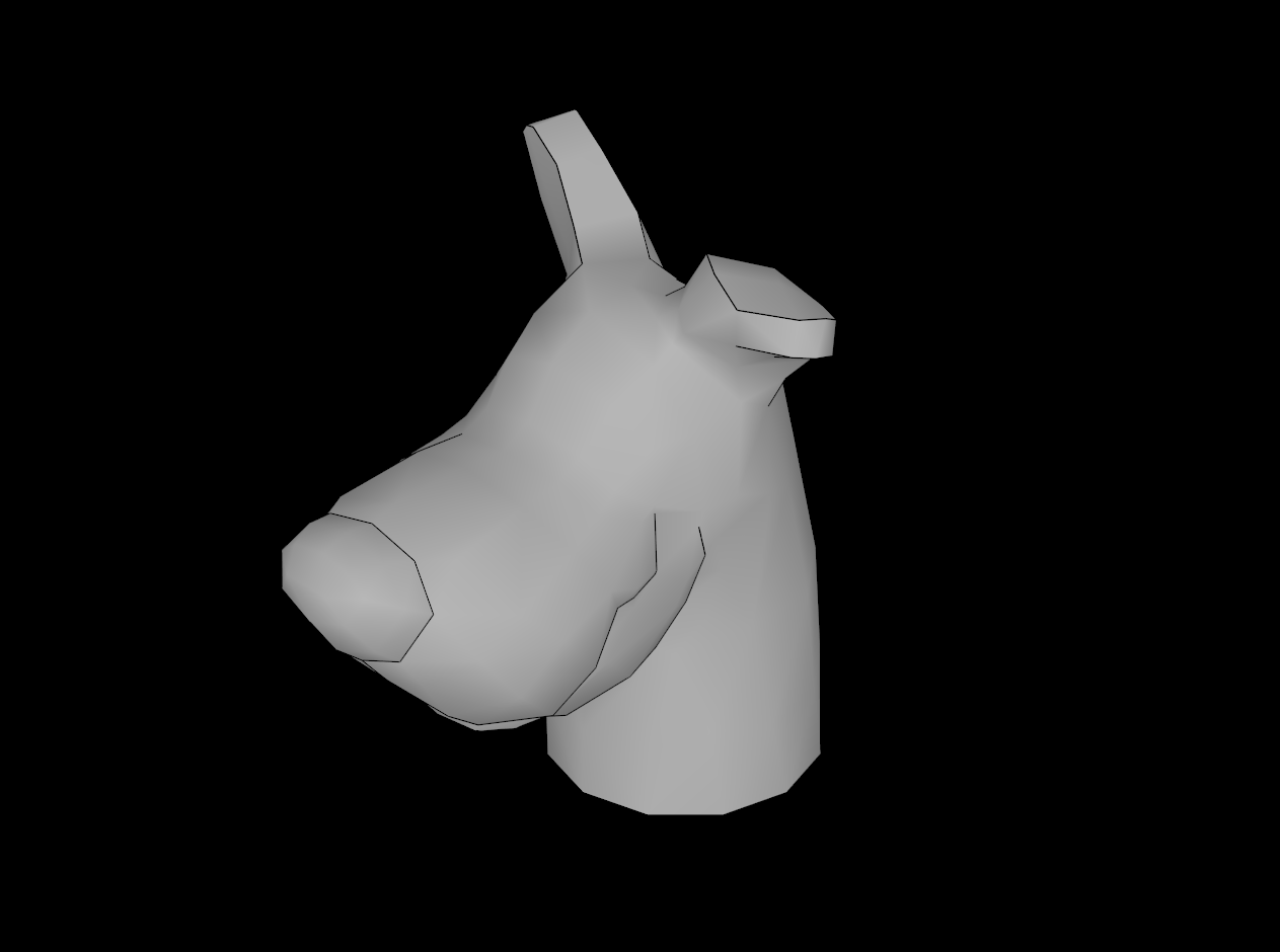 Lego Compatible (20691.dat) Animal Dog Sitting Great Dane Head