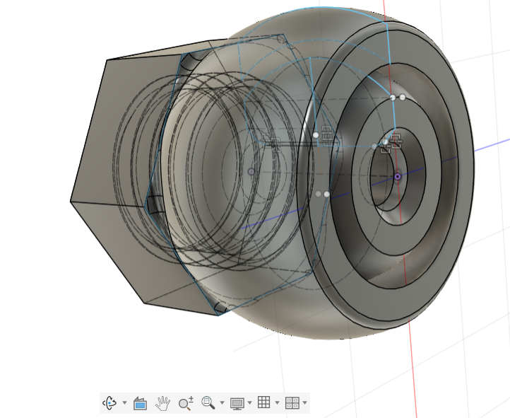 PTFE pneumatic connection Nut for dry box
