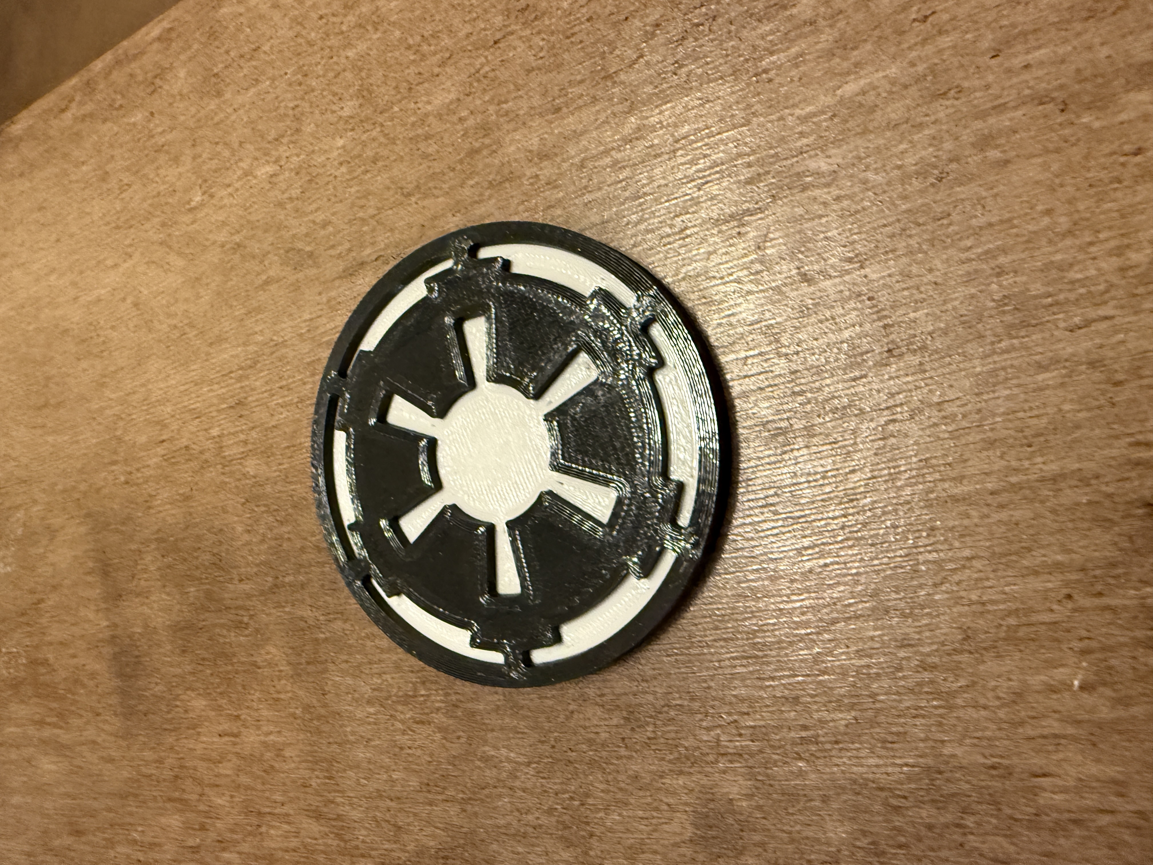 Star Wars 3" Imperial Logo Coaster Two-Tone