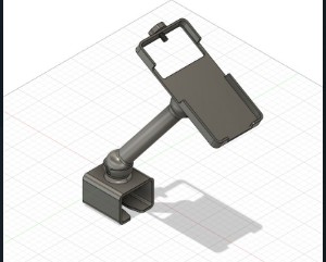 Soporte móvil adaptable en longitud y ángulo