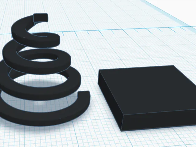 Spiral Helix with Base.
