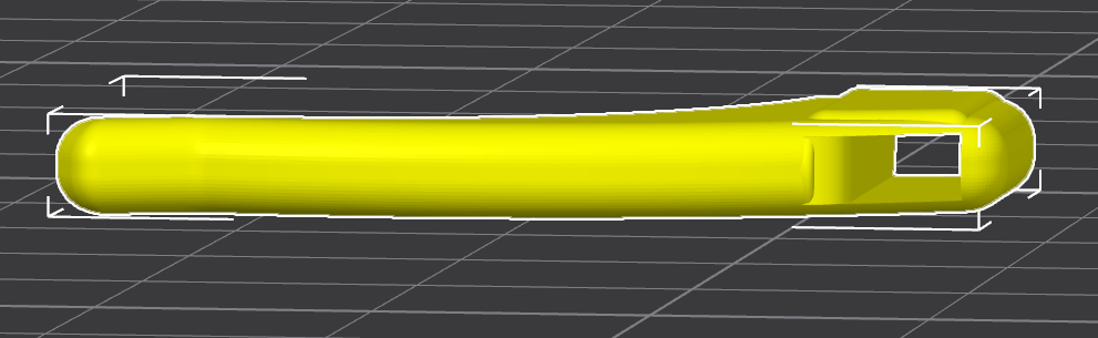 Earhook for smaller frames 3D model