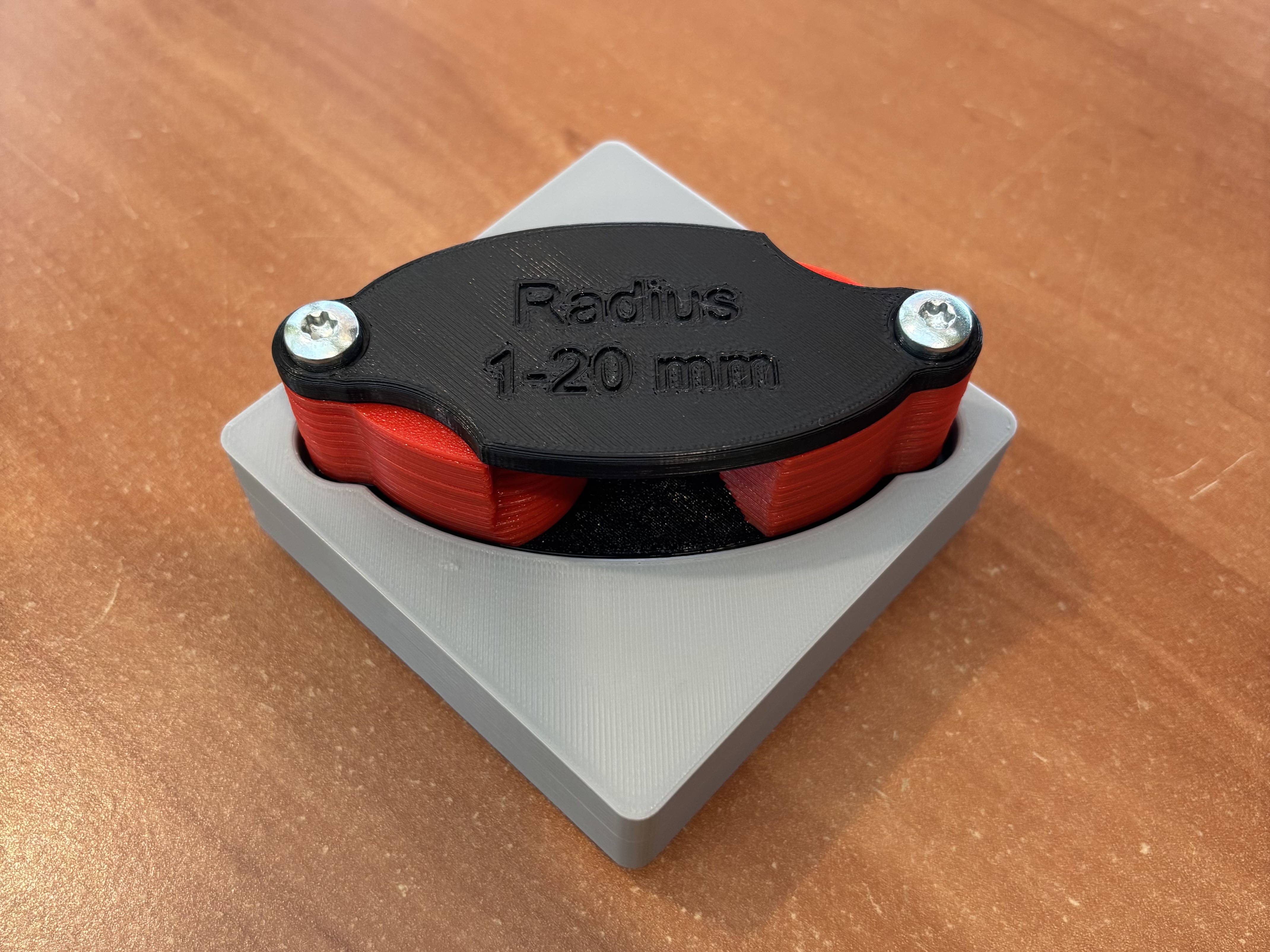 Radius Gauge Gridfinity Bin