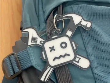 3738 The Error Codes logo keychain