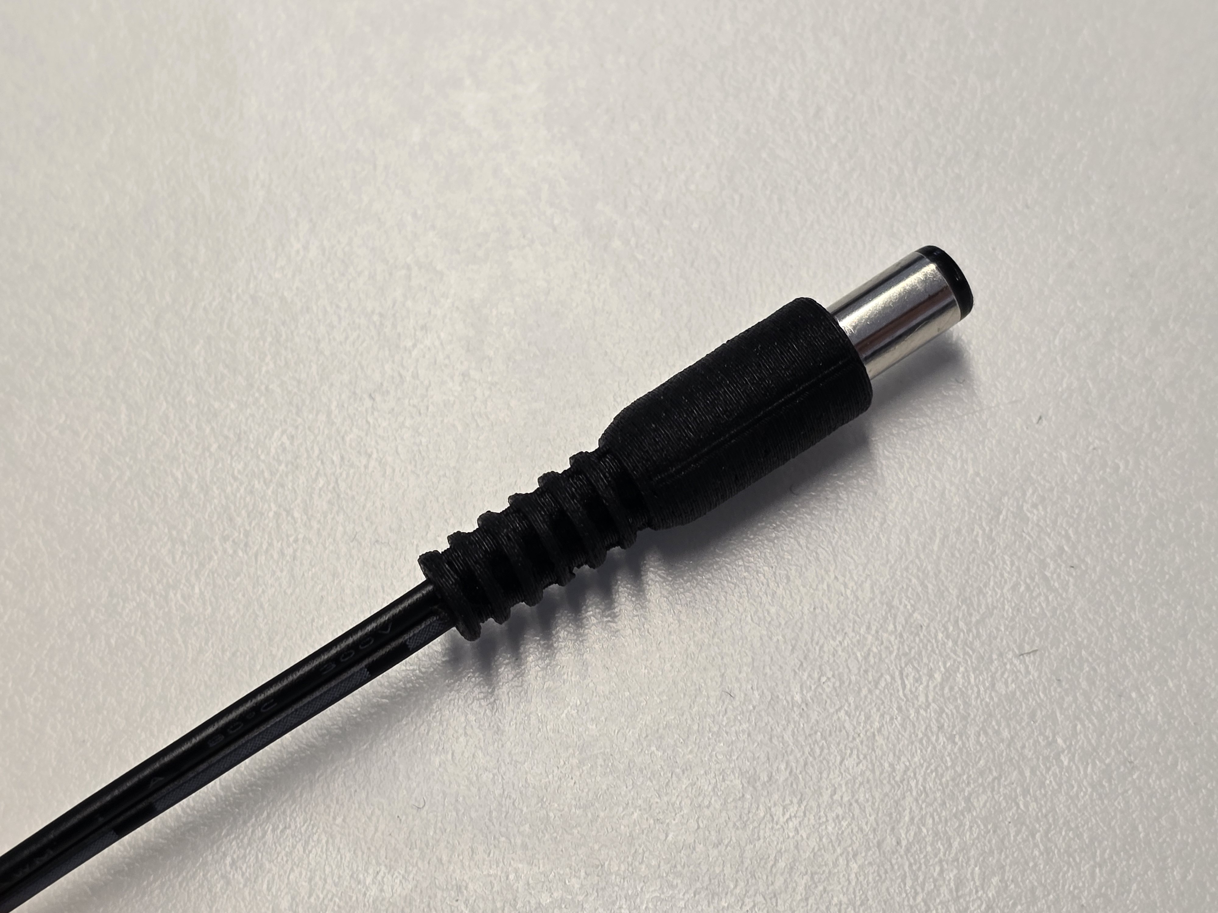 5.5mm DC Barrel Jack Sheath + Strain Relief