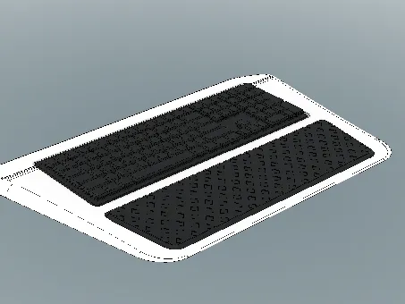 Logitech MX keyboard palm rest