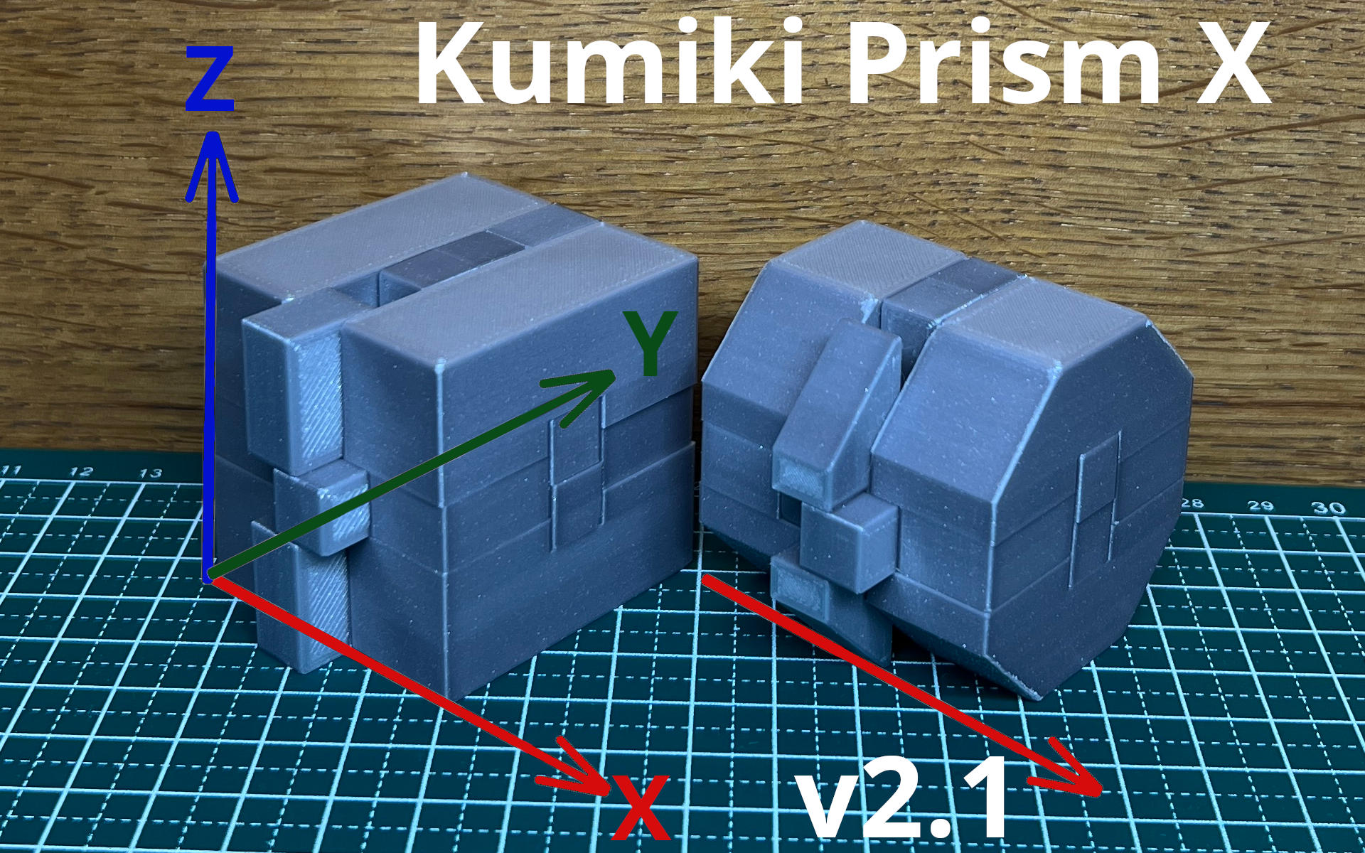 Kumiki cube - prism X