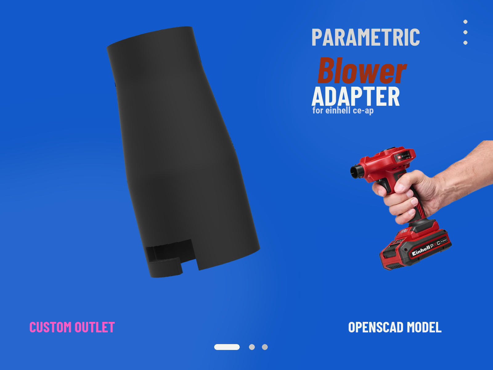 Parametric Einhell CE-AP Blower Adapter