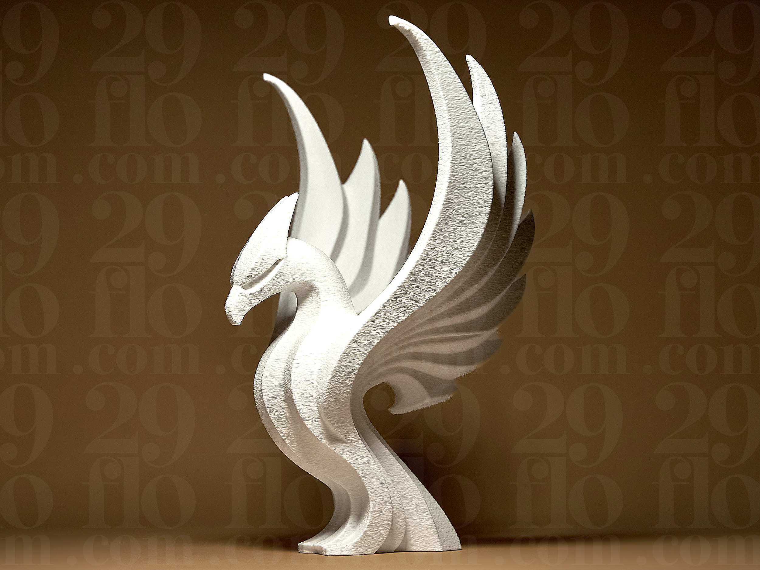 Elegant Phoenix Statue