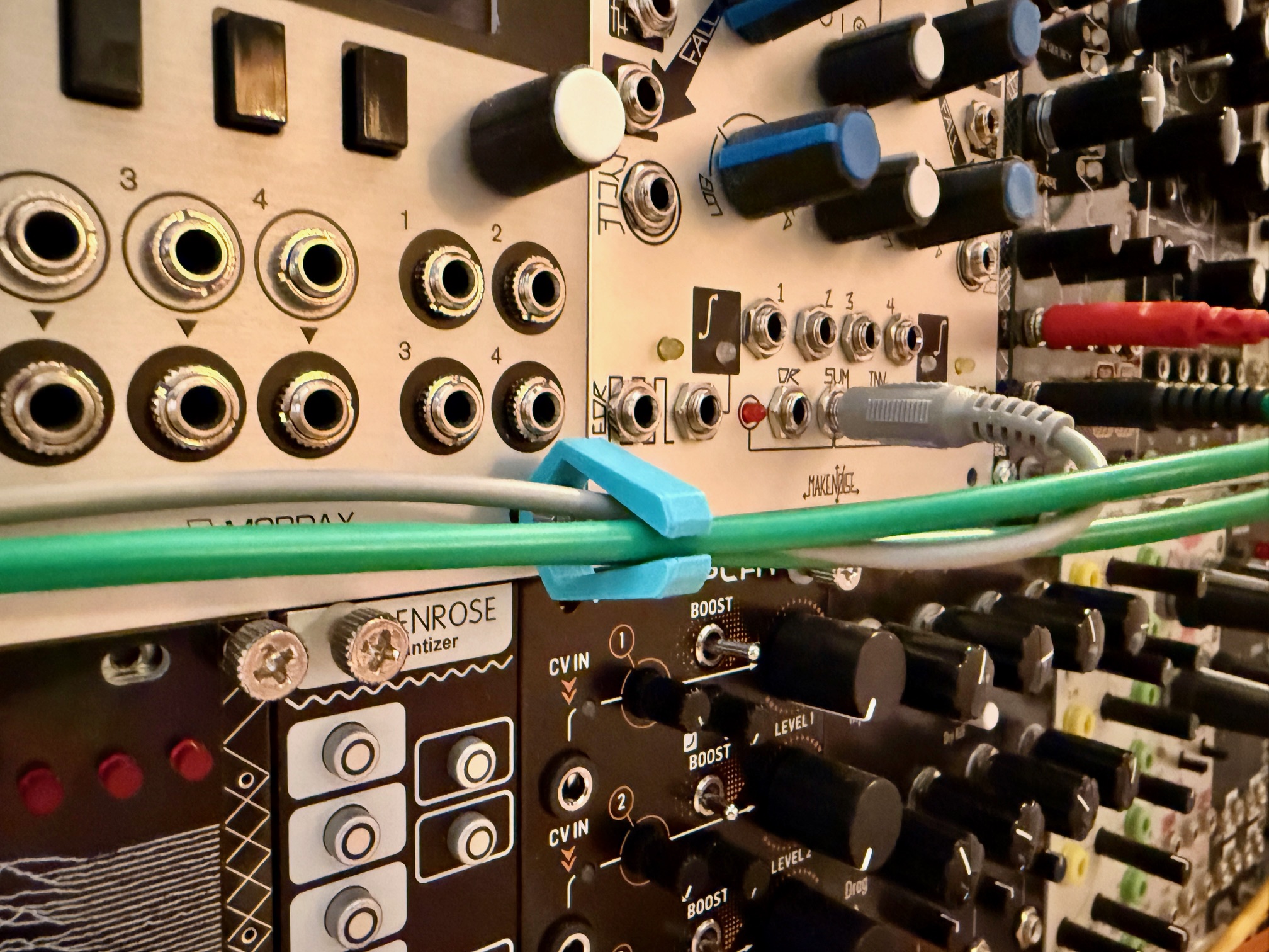 Eurorack Patch Cable Clip